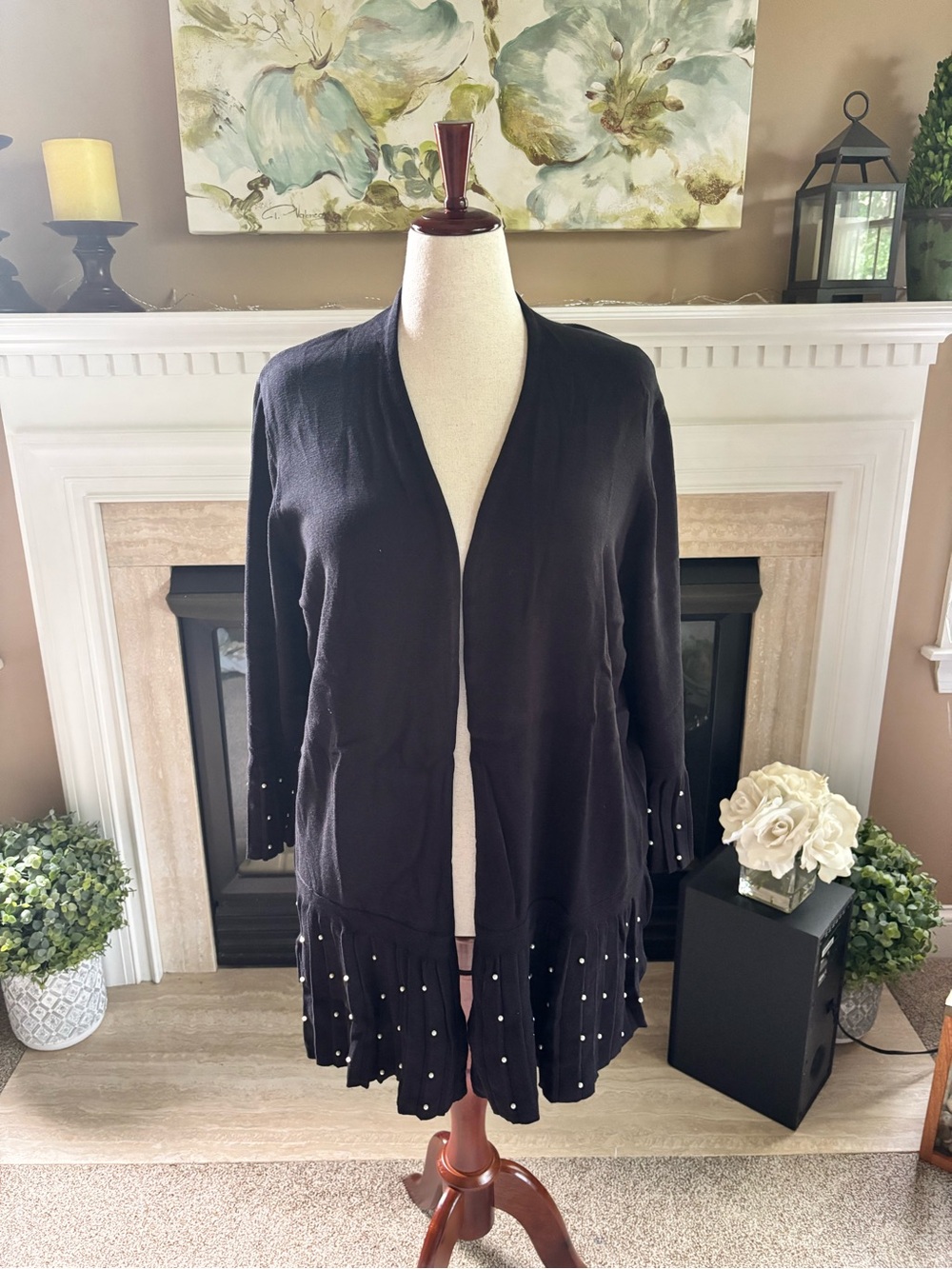 *NSW* Chico’s Fancy Cardigan Sweater Embellished - Size: XXL